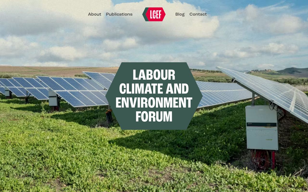 Homepage screenshot of lcef.co.uk